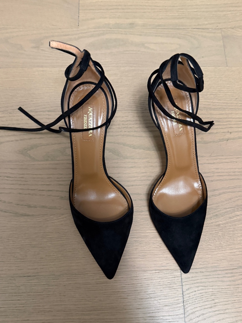 Aquazzura suede pumps